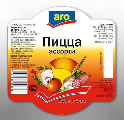 Разработка этикетки