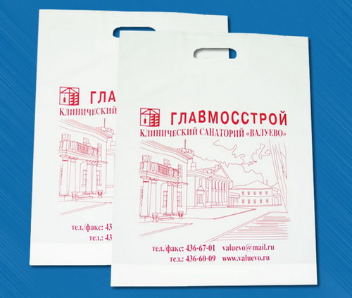 Пакет с фирменной символикой